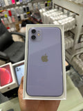 Iphone 11 de 64 gb purpura de exhibición