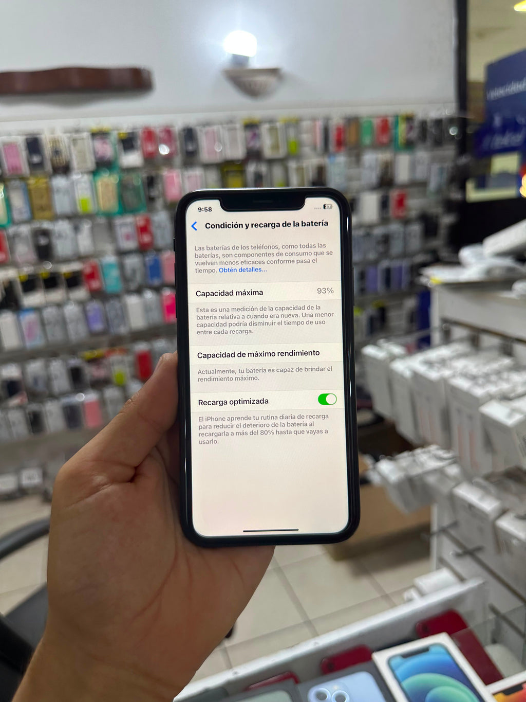 Iphone XR de 64 Gb negro de exibicion